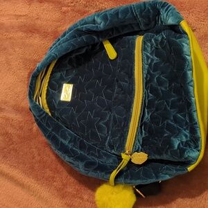 Betsey Johnson velvet mini backpack